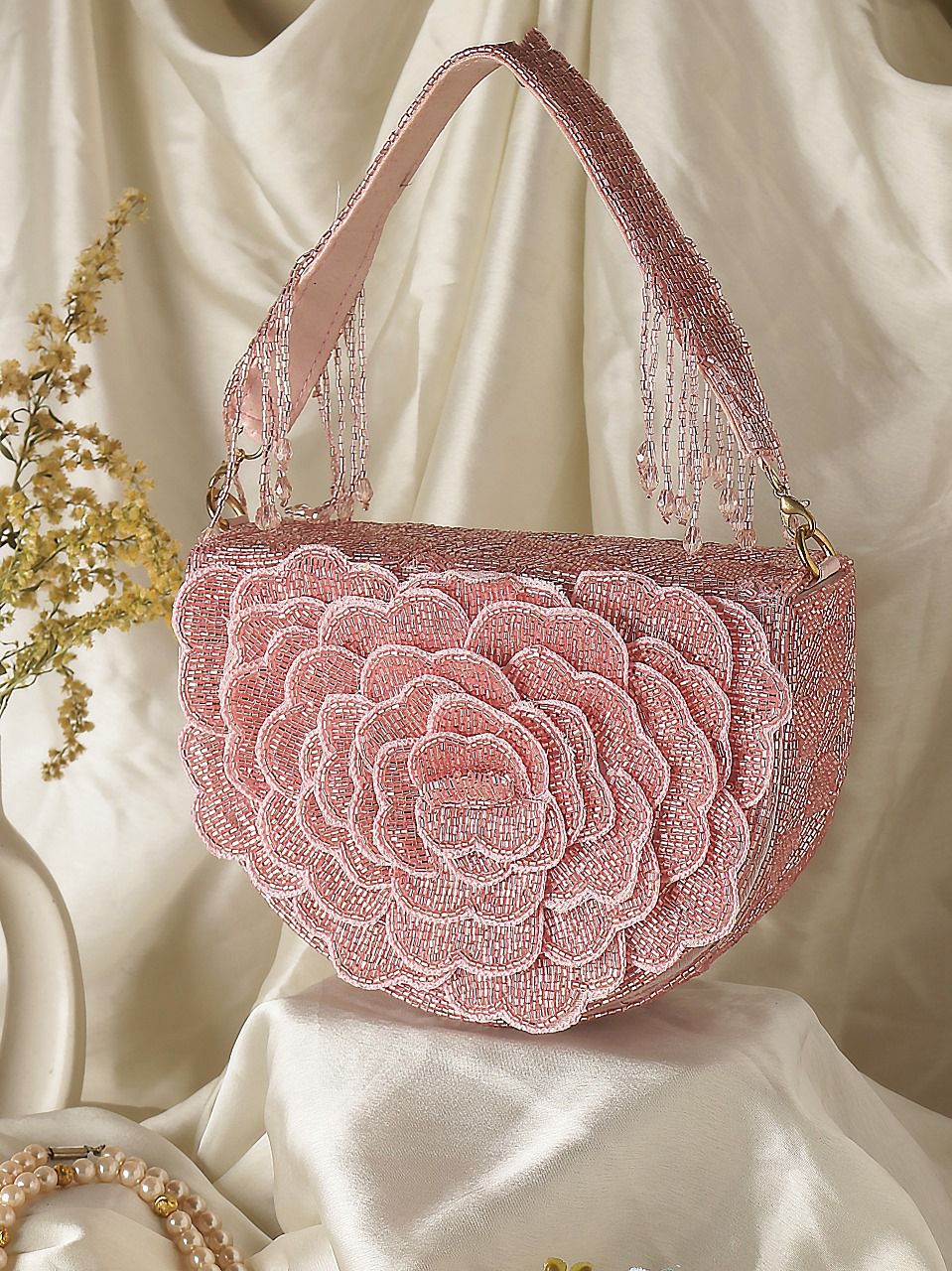 Flower CutDana Flap Clutch